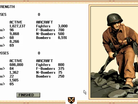 Examining the battalions.