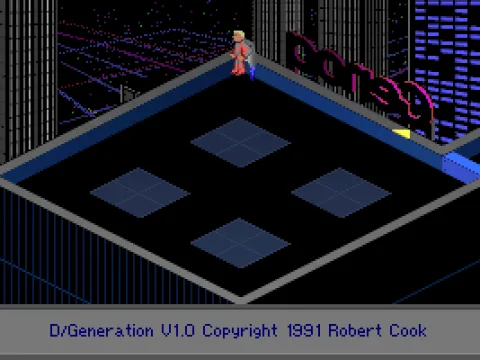 The start of the game: Landing on the 80th floor with your jetpack