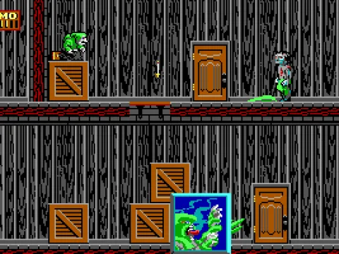 The slimes are enemies with tricky patterns