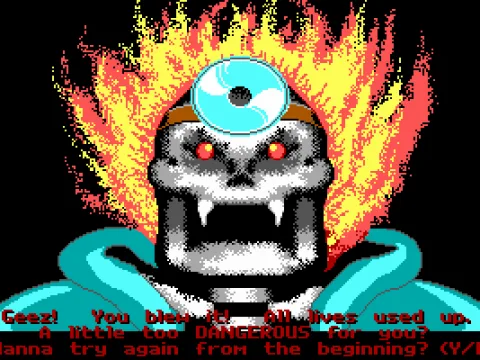 It's Nemesis from the Catacomb series in a doctor's outfit!