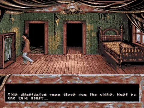 The second bedroom is really simply equipped