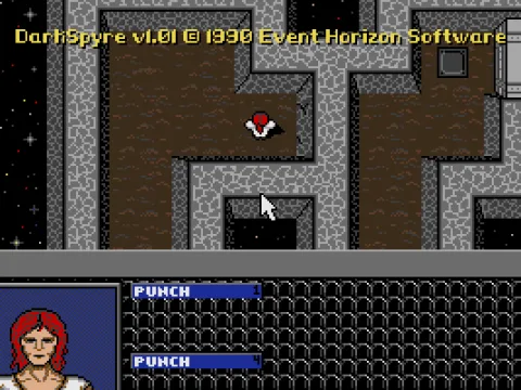 Starting location, copyright information