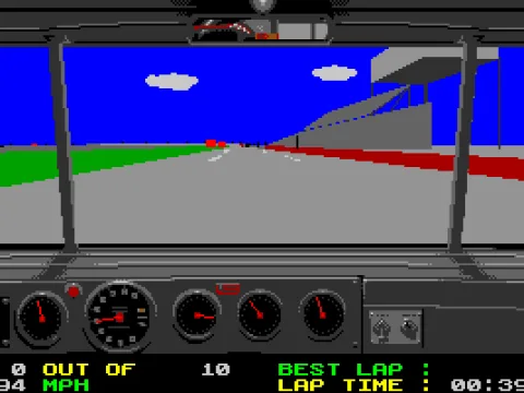 Racing down the Daytona 500 speedway