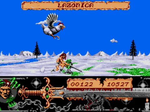 Irritating little Gnome and a Flying chicken