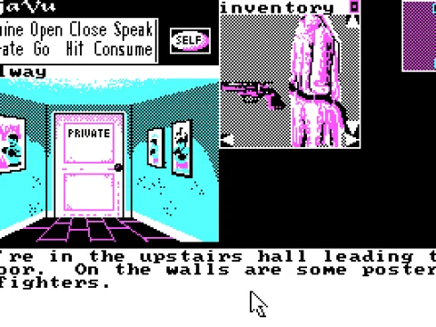 Hallway with pictures.