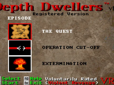 Episode selection screen