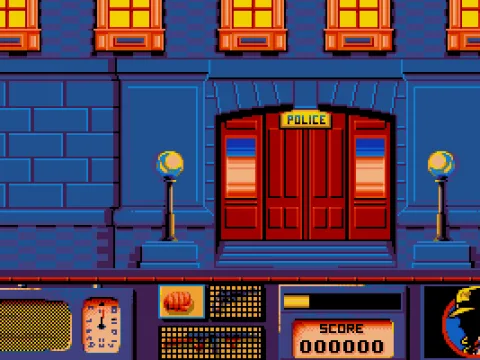 You start near Police Station...