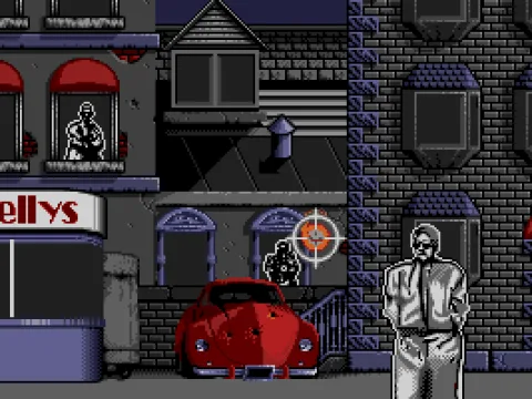 Shooting at pasteboard targets in the training range.