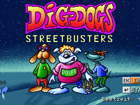 Animated title screen