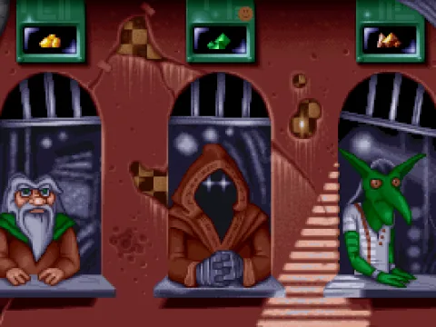 Bank screen, where you sell your collected treasure.