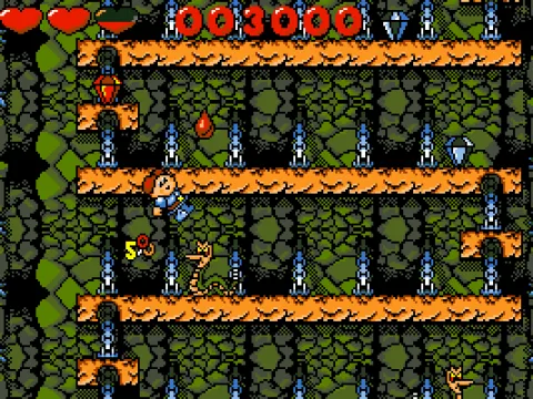 Jumping over a snake (VGA)