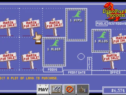 Purchase land for your park