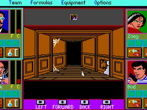 Game start - You've just entered the haunted house