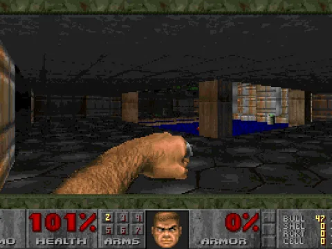 Having no weapon really sucks