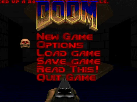 Main menu