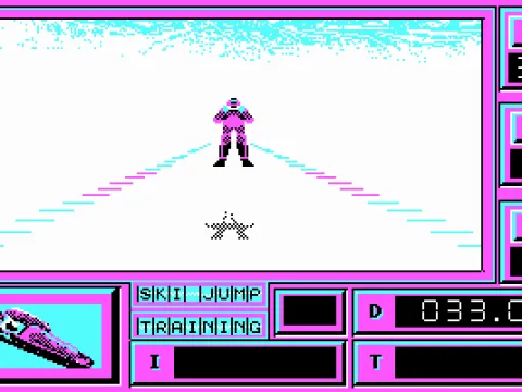 Still flying, but the track is visible...