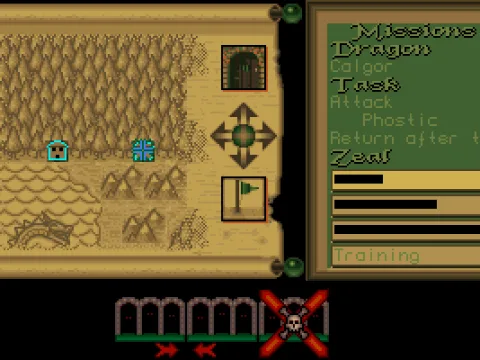 Direct your dragon to conquer or hold a town