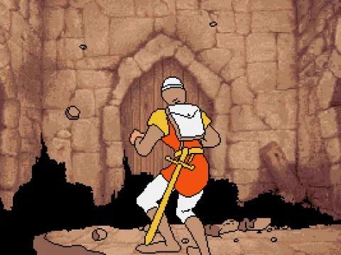 The white flash on the right activates to show you've pressed it.