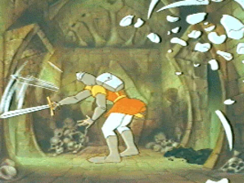 Killed the skeleton.