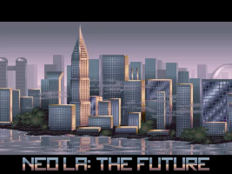 Intro scene - the only thing more than 16 colors in the whole game