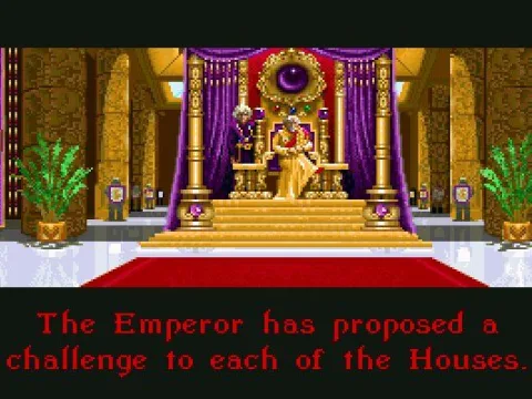 Intro sequence shot: Emperor started a duel and all hell broke loose