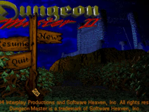 Main menu