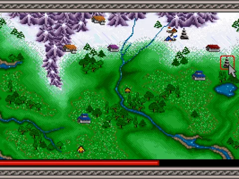 Real-time character generation: You visit places and build stats while the red lifeline decreases.