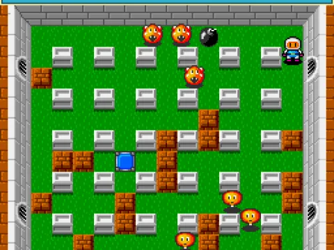 Also, when you find the gate, don't detonate the bomb near it, 'cos most agressive enemies will emerge out of nothing.