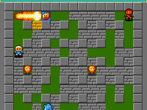 Bomb will destroy surrounding walls, but if detonated near the item that can be picked, the item will be destroyed.