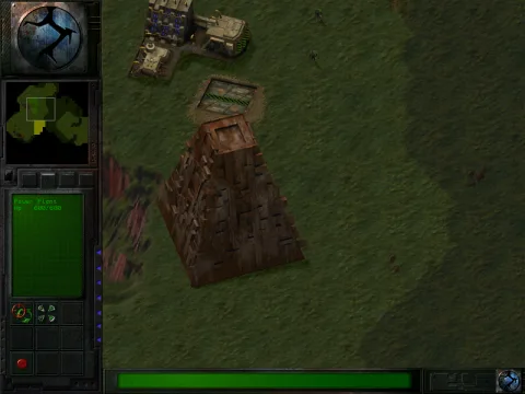 The ED buildings are constructed in large pyramids.