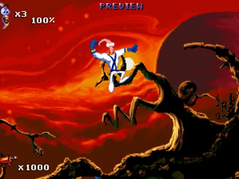 Jumping (shot from the demo version)