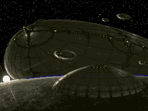 A shot from the introductory sequence