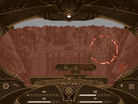 Battle against a building's laser defence systems