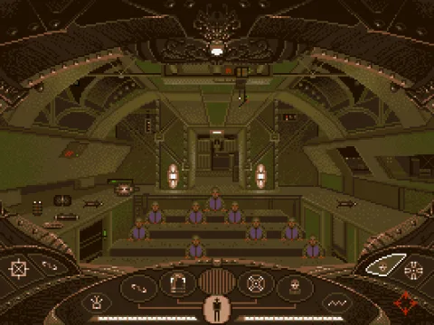 The passenger and cargo hold