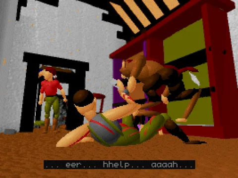 ...until you stumble onto a werewolf mauling a shopkeeper