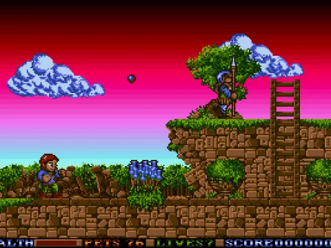 Starting a level at dusk.