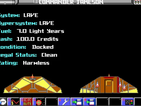 EGA/VGA 16 colors: Status screen