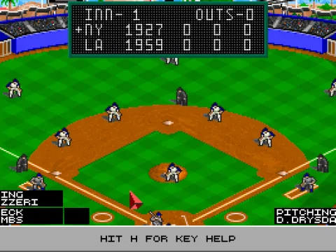 Players take the field.