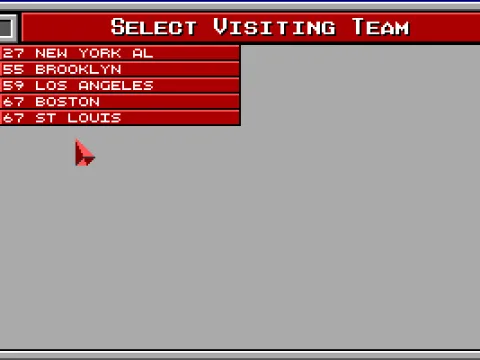 Selecting your team.