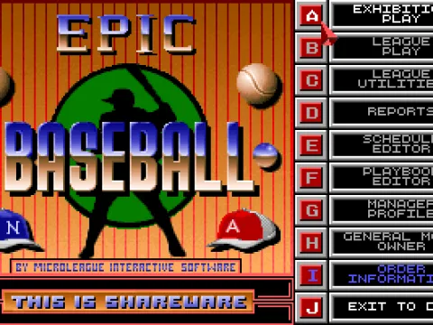 Title screen (shareware version).