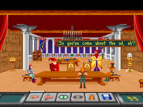 Inside the Duke's castle