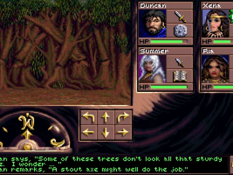 An axe is essential if you want to exit the graveyard.