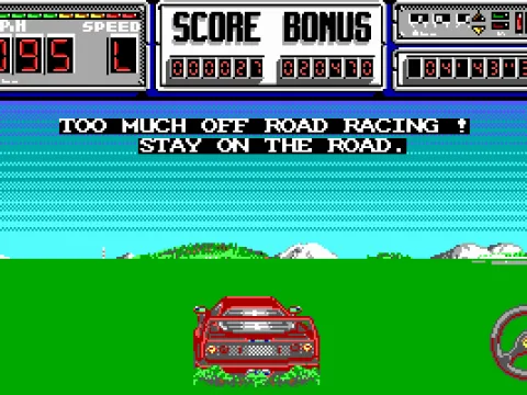 Trying to take a short-cut. (EGA)