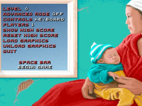 The main menu (MCGA/VGA)