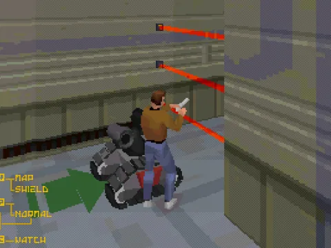 Reloading your gun after spending a few bullets on a bot (those we saw in