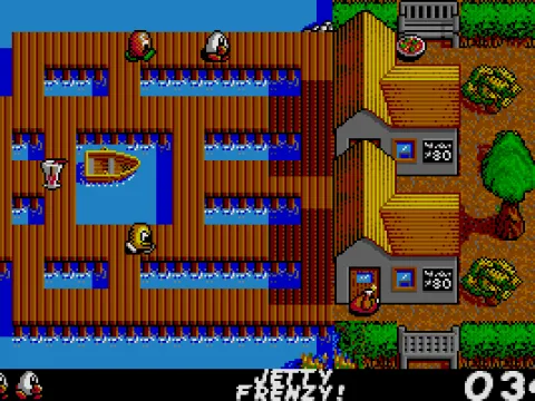 Collecting fast food at the docks (VGA)