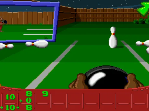 Bowling mini game