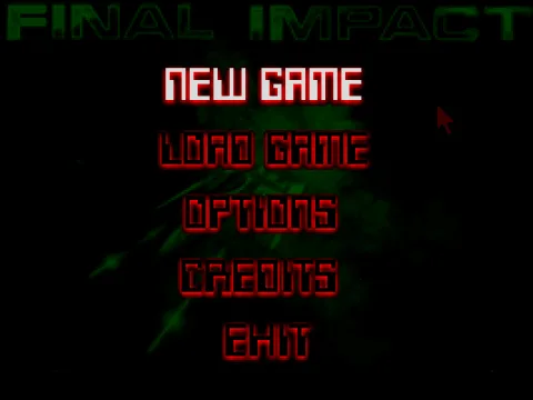 Main Menu