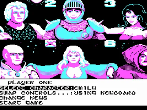 choose a character - CGA