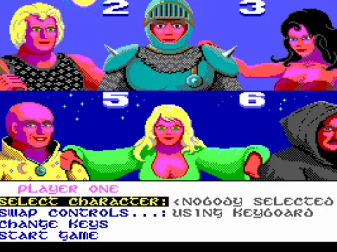 choose a character - EGA